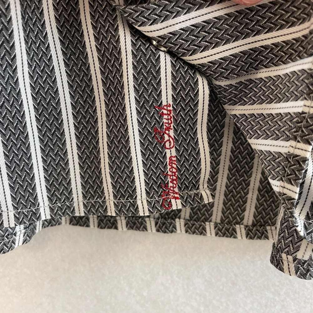 Robert Graham Mens Button Down Shirt 48 19 Tall 100 Cotton Stripe - Picture 3 of 8